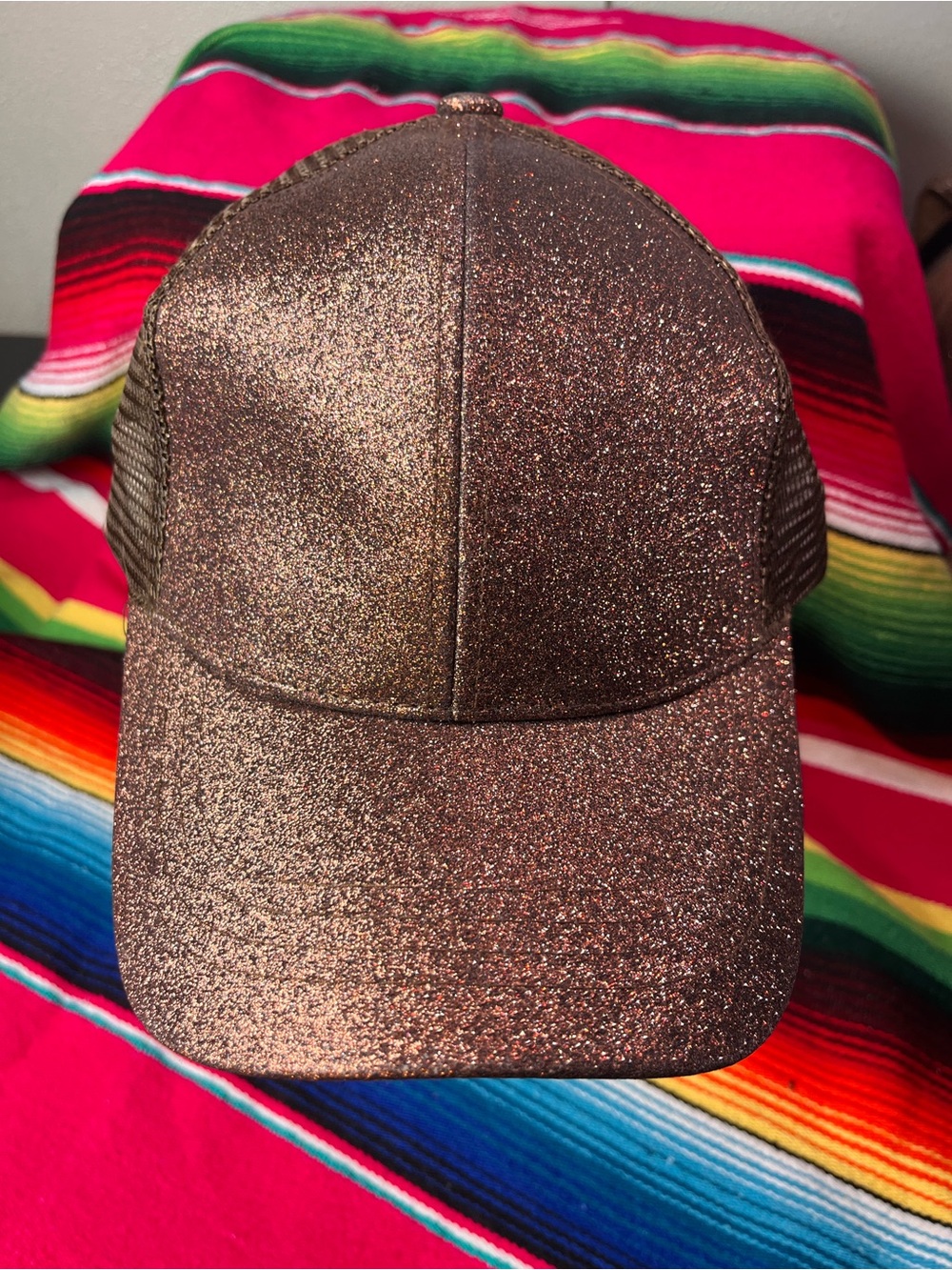 Glitter Smokey Topaz Trucker Hat